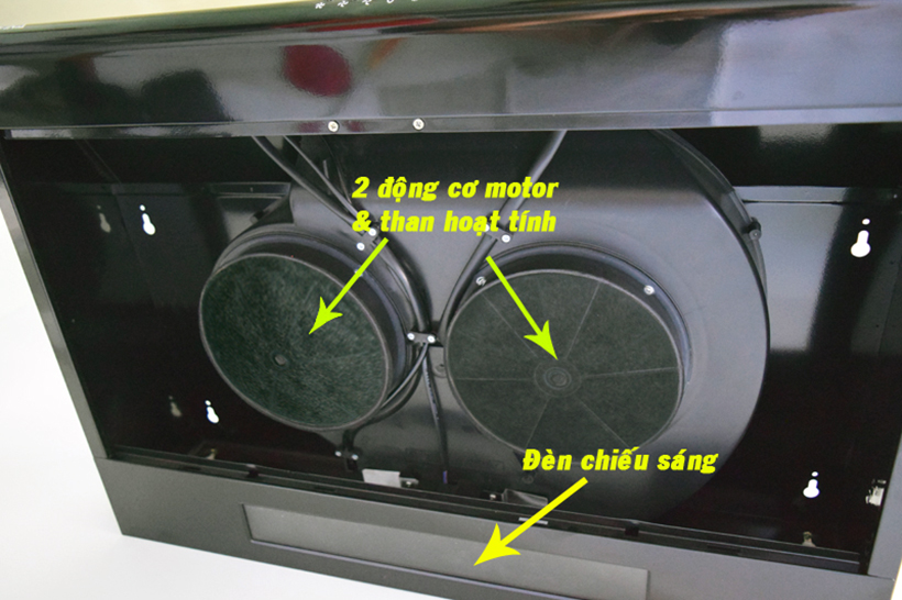 Bộ than hoạt tính của máy hút mùi